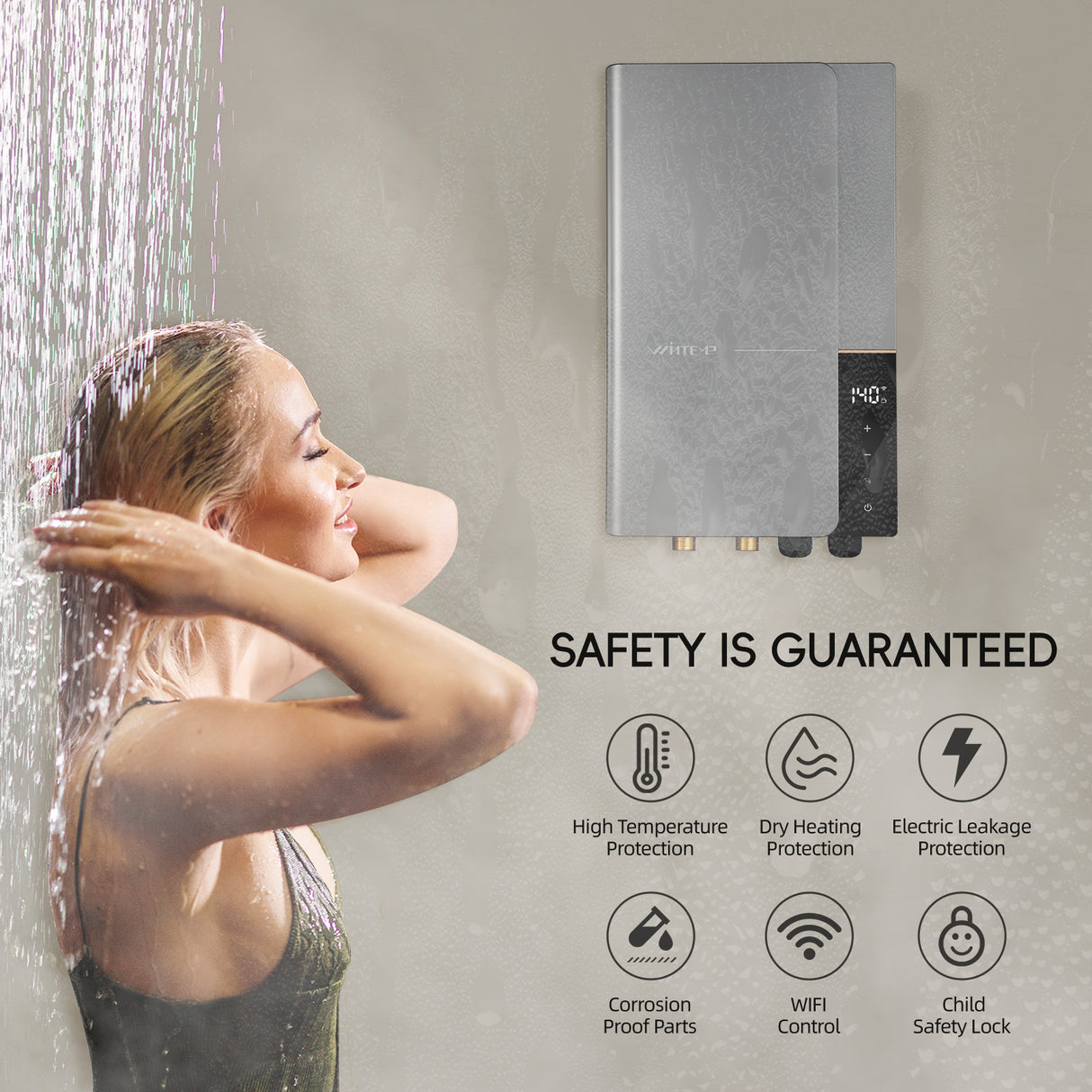 Tankless Water Heater Electric - 240V | 18KW WN18